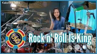 Rock n Roll Is King  Electric Light Orchestra ELO  Drum Cover by KALONICA NICX [upl. by Ahselak241]