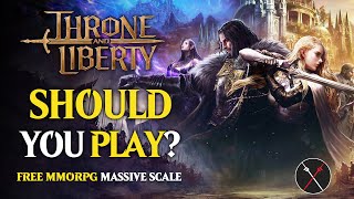 THRONE AND LIBERTY Gameplay Preview — Should you Play It Is it Worth it NEW MMORPG [upl. by Revlis568]