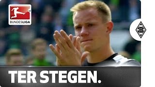 Tearful Ter Stegen Waves Goodbye to Mönchengladbach [upl. by Llimaj]