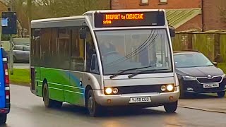 Optare Solo’s at Broadwindsor Road Beaminster 3224 [upl. by Matland]