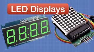 LED Displays with Arduino  7Segment amp DotMatrix [upl. by Valerie]