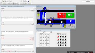 Bytronic Industrial Control Trainer ICT3 Ladsim PLC simulator [upl. by Anallise524]