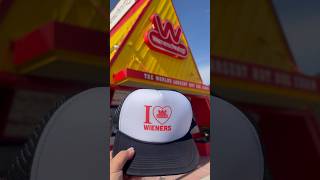 NEW wienerschnitzel hat 🌭 wienerschnitzel hotdog new merch retro summer [upl. by Enitsuga]