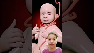 Nuchal cord  umbilical cord becomes wrapped around the fetal neck 360 degrees trending shorts [upl. by Alfred778]