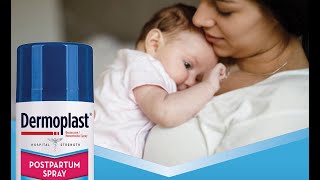 Dermoplast Postpartum Spray Trusted Hospital Relief Now Available at Home [upl. by Bronder187]