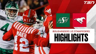 CFL WEEK 19 STAMPEDERS VS ROUGHRIDERS [upl. by Shirk]