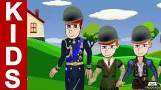 The Grand Old Duke Of York  Kids Songs amp Nursery Rhymes With Lyrics English Language [upl. by Nosnar886]