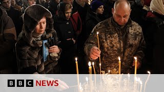 Ukraine celebrates Christmas on 25 December for first time  BBC News [upl. by Golliner]