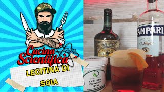 CUCINA SCIENTIFICA ep 2 LECITINA DI SOIA aria di aperitivo [upl. by Eiffub]