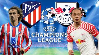 ATLETICO vs RB LEIPZIG  Champions League  Matchday 1  LaLiga Predicciones en FC 24 [upl. by Arykat]