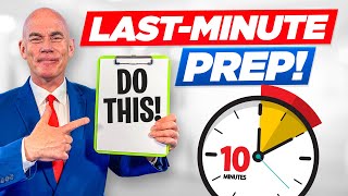 LASTMINUTE INTERVIEW PREP How To Prepare For An Interview In Under 10 Minutes [upl. by Gershon902]