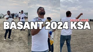 BASANT SAUDI ARABIA 2024  SAIF BEACH BASANT  JEDDAH BASANT KITE FLYING FESTIVAL 2024 [upl. by Repsihw]