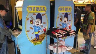 quotWreckIt Ralphquot real arcade game FixIt Felix Jr for San Diego ComicCon 2012 [upl. by Bruni]