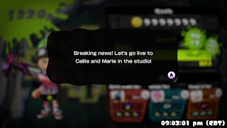 The final moments of Splatoon 1 online 2 hours past shutdown time [upl. by Rafat]