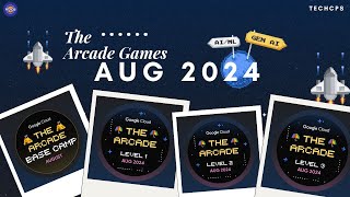 🚨Live  Enroll The Arcade Games August 2024🚀🚀  Google Cloud Skills Boost  Qwiklabs Arcade2024 [upl. by Adiarf]