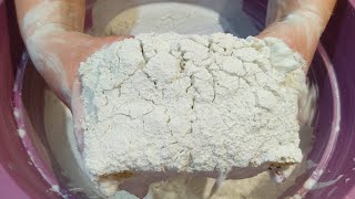 Thick Creamy Paste and Piney Bleachy Rinse 🤍 Sponges Squeezing and Handmixing 🤍 ASMR [upl. by Dulcea]