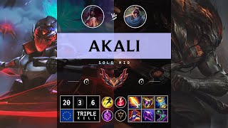 Akali Mid vs Yasuo  EUW Grandmaster Patch 1414 [upl. by Giacomo820]