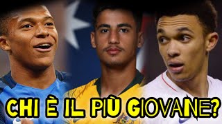 TOP 10 giocatori più GIOVANI del Mondiale Russia 2018 [upl. by Simpson]