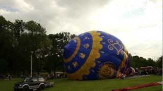 Balon Montgolfier w Zamościu [upl. by Atsahc507]