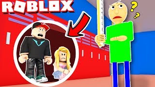 CHOWAMY SIĘ PRZED BALDIM W JEGO SZKOLE Roblox Baldi Basics  Vito i Bella [upl. by Millan371]