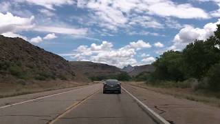 The Drive Into Zion National Park Utah 17 amp 9 Drivelapse [upl. by Lilith]