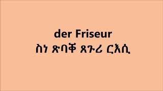 Deutsch Tigrinya lernen 15 ጀርመን ትግርኛ 15 [upl. by Nimrac]