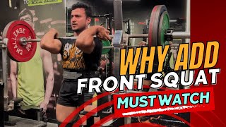 How to perform front squat  Ep04 [upl. by Odinevneib804]