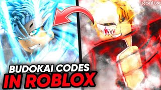 BUDOKAI CODES IN ROBLOX FREE SPINS ROLLS AND MORE NOVEMBER 2022 [upl. by Binni]