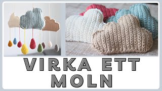 VIRKA ETT MOLN  enkel virkning för nybörjare [upl. by Montague676]