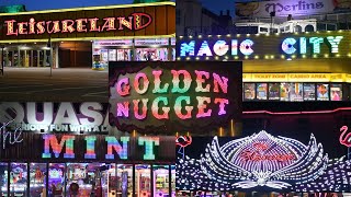 Arcades At Night On Great Yarmouth Seafront 10th March 2022 [upl. by Salman]