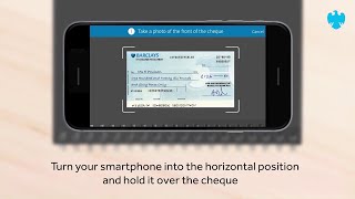 The Barclays app  How to pay in a cheque [upl. by Ylsel]