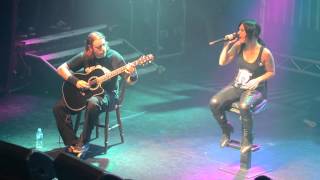 Lacuna Coil  Falling Acoustic Live [upl. by Salomi864]