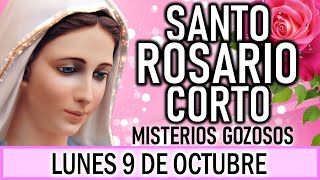 Santo Rosario Corto de hoy Lunes 9 de Octubre 2023 🌷 Misterios Gozosos🌷Rosario ala Virgen María 💖 [upl. by Issim]