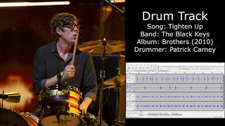 Tighten Up The Black Keys • Drum Track [upl. by Kirstyn]