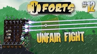 Forts Campaign 12 Three Angry Bears Unfair 3v1 [upl. by Nailluj243]