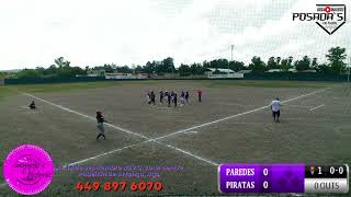 PRIMERO DE LA SERIE DE PLAYOFFS Paredes VS Piratas [upl. by Auoh915]