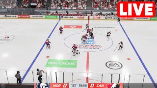 ICE HOCKEY LIVE🔴 Canada vs Norway  2024 IIHF World Championship 16th May 2024 Full Match  NHL 24 [upl. by Adekam199]