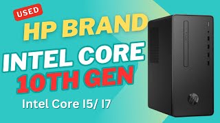 HP Latest 10th gen Desktop Pc In Used Tower model Desktop [upl. by Iilek]