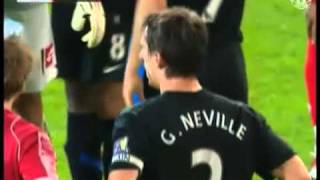 Gary Neville Red Card v Barnsley [upl. by Sherris549]