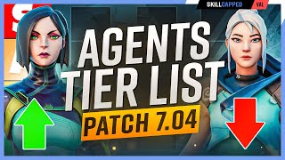 NEW Agent Tier List Patch 705  VIPER META is BACK  Valorant Agent Guide [upl. by Oidualc]