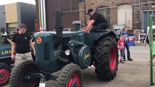 Starting Lanz Bulldog  100 years John Deere Factory parade [upl. by Edmonds663]