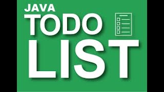 TODO List Manager in JAVA [upl. by Rubio]