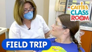 A Visit To The Dentist  Caities Classroom Field Trip  First Dental Visit Video for Kids [upl. by Linneman855]