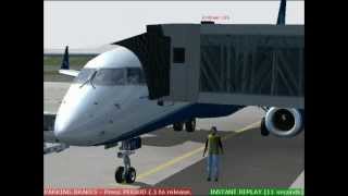 FS2004  Pouso No Santos DumontSDU Embraer 195 Azul [upl. by Nierman]