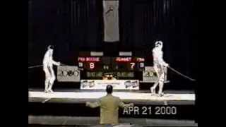 2000 Jr World Fencing Championships Mens Epee Finals [upl. by Cybil]