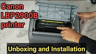 Canon Printer LBP2900B unboxing and review in hindi l quotCanon LBP2900B Driverquot installation [upl. by Yeslrahc]