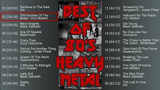 Best of 80s HEAVY METAL Playlist [upl. by Schuyler]