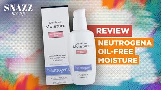 Neutrogena OilFree Moisture Combination Skin Moisturizer Review  Snazz Me Up [upl. by Vashtee68]