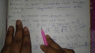 Numerical On Stagnation Properties [upl. by Asfah]