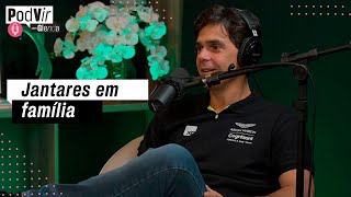 Guilherme Benchimol fala sobre família quotCoisa mais importante que tenhoquot  PodVir com Glenda [upl. by Alrep]